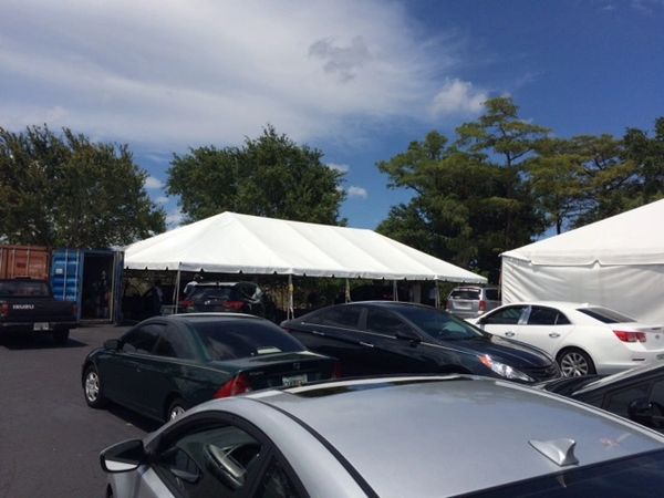 20' x 70' Frame Tent SuperSale (Single Tube Aluminum) (Variety of Colors in 4, 5, 6, or 7-Piece)