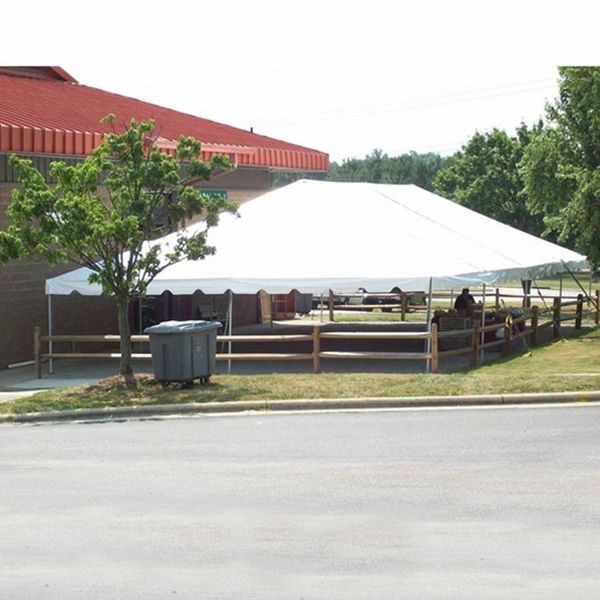 *30' x 60' Frame Tent SuperSale - (Heavy-Duty White 18 Oz. 4 or 5-Piece)(Single & Twin Tube Hybrid Aluminum)