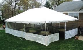 *****20' x 7' or 8' Screen-Style Tent Sidewall