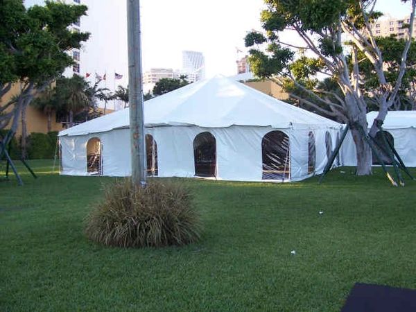 *40' x 50' Frame Tent Heavy-Duty 18 Oz. (Single & Twin Tube Hybrid Aluminum) (Variety of Colors in 3-Piece)