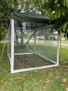 *10' x 15' Portable Greenhouse Shade Structure SuperSale (Single Tube Aluminum) (Variety of Colors & Fabrics in 1-Piece 5 to 100% Vinyl Blockout, Translucent, or Mesh)