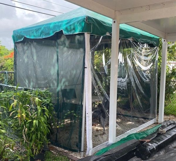 **8' x 10' Curb-Side Pick-Up Frame Tent (Single Tube Aluminum) (Variety of Colors in 1 or 3-Piece)
