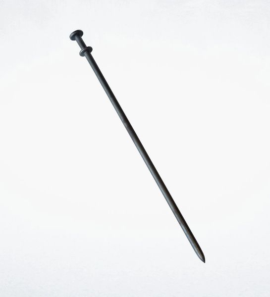 *****50-Pack of Double-Head Tent Stakes (Premium Quality Forged Smooth Steel) 3/4" x 30" - Click on Picture
