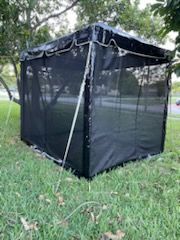 *8' x 8' Portable Greenhouse Shade Structure SuperSale (Single Tube Aluminum) (Variety of Colors & Fabrics in 1 or 2-Piece 5 to 100% Vinyl Blockout, Translucent, or Mesh)