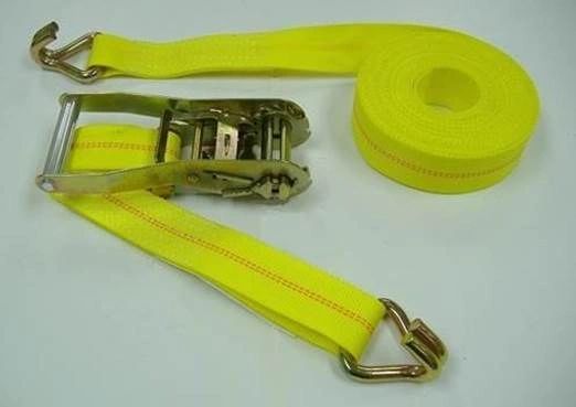 50 - Pack 2 inch wide x 27 feet long Polyester Ratchet Strap w/ Wire hooks on each end