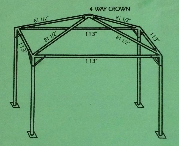 *16' x 16' Welding Booth SuperSale (Single Tube Aluminum)