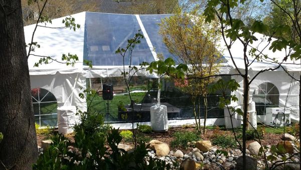 **40' x 7' or 8' Clear Tent Sidewall SuperSale (Heavy Duty Supreme Commercial Quality 20 Gauge)*