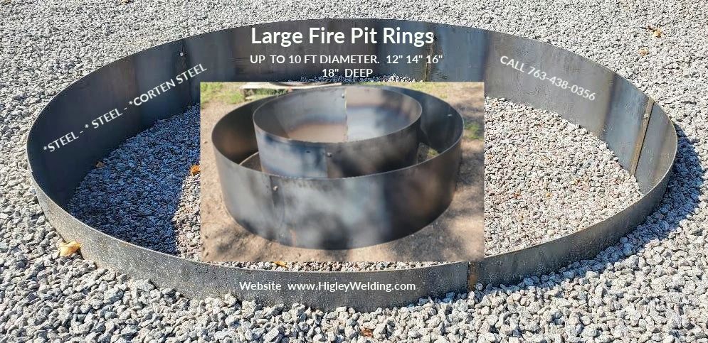 18 Deep X 45 Diameter Extra Deep Fire Pit Ring Liner