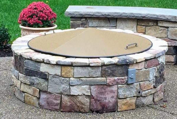 47 Diameter Conical Fire Pit Cover