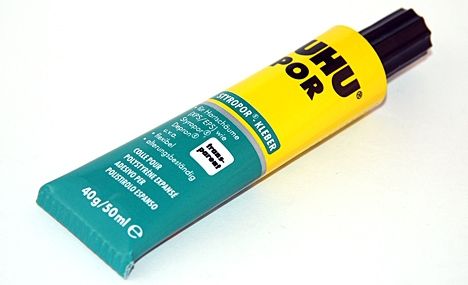 UHU POR Quick-setting Special Adhesive for Polystyrene 50ml 