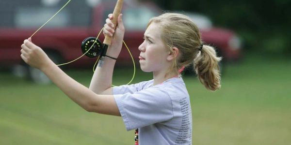 Members provide fly casting instruction to students at Lynden schools, scout meetings, and summer ca