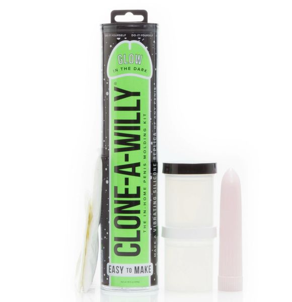 Glow In The Dark Clone A Willy In Home Penis Casting Kit Body Candy