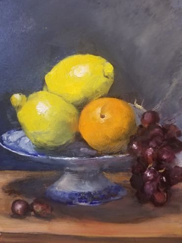 The fruitbowl
Oil on Board
8"×10"
$120.00 framed in a floating frame