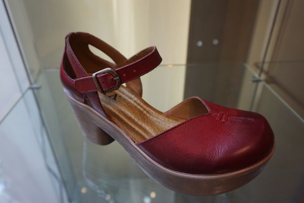 Jafa 702 Red Leather Mary Jane Comfort shoe store in Downtown