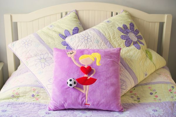 Blonde Soccer Plush Pillow