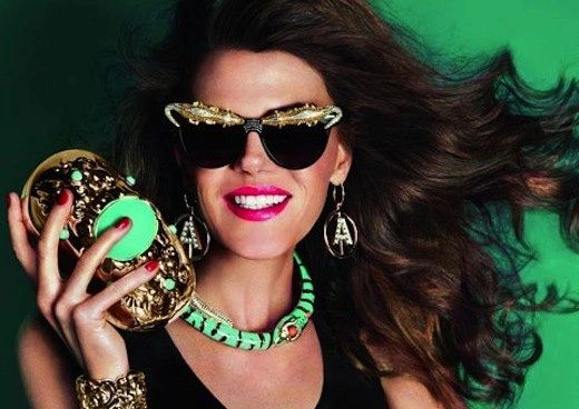 SOLD! Designer Inspired Anna Crocodile Crystal Unusual Unique Fancy Sunglasses