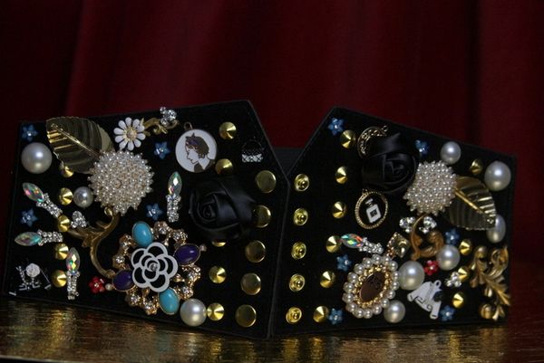 SOLD! 1780 Madam Coco Embellished Brooches Waist Corset Belt