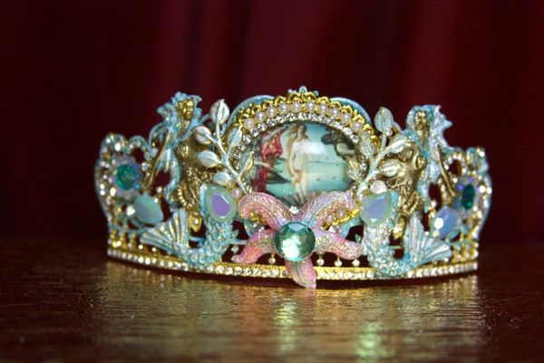 birth of Venus crown | Zibellini Handmade Jewelry