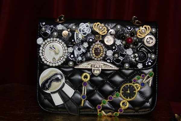 SOLD! 2487 Madam Coco KIDS Embellished Brooches Handbag