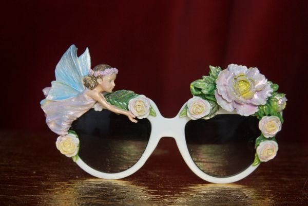 SOLD! 2742 Hand Painted Fairy Flower Unusual Sunglasses