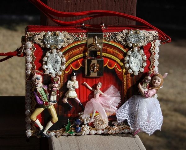 SOLD! 728 Nutrcacker Collection 2016 Vivid Fantasy Embellished Handbag Purse