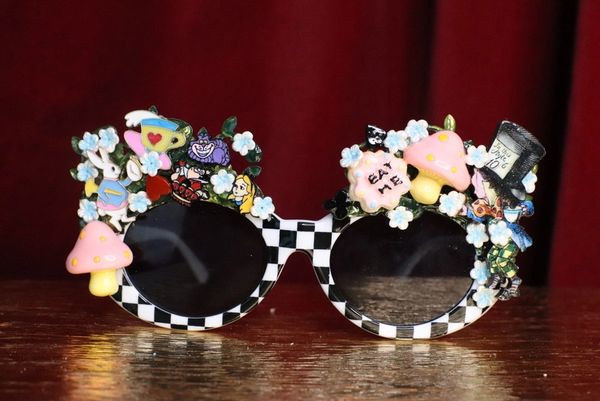 SOLD! 6946 Alice In Wonderland Fancy Embellished Sunglasses