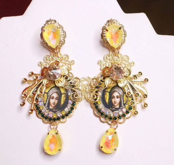 Virgin Mary earrings 2020 Zibellini Handmade Jewelry Worldwide