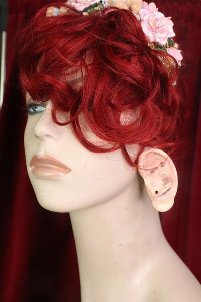 SOLD! 7591 Unusual Weird Ear Hand Painted Earring