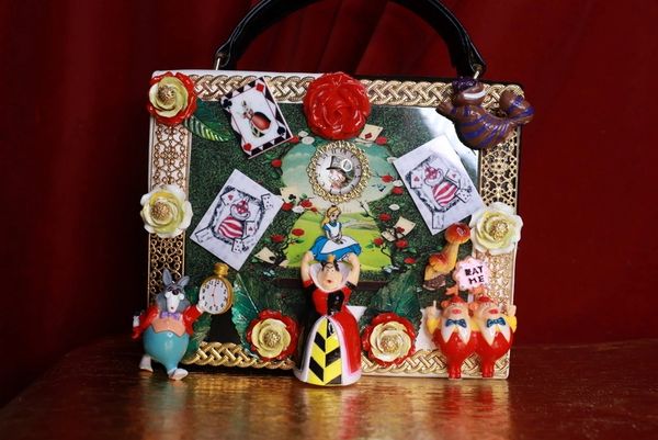 9300 Alice In Wonderland Embellished Handbag