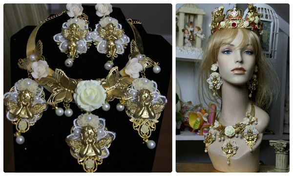 SOLD! 711 SET Spring 2016 Lemon Fruit Flower Set Necklace Plus Earrings