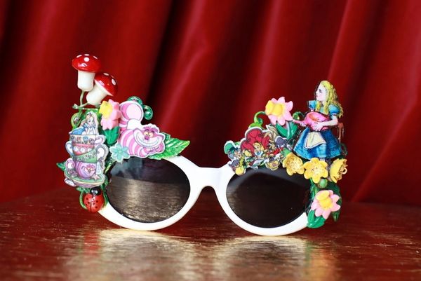 9523 Alice In Wonderland Fancy Embellished Sunglasses