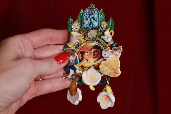9540 Beauty And The Beast Brooch Pin