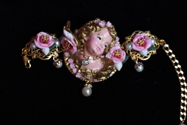 SOLD! 9569 Baroque Vivid Chubby Cherub Bracelet