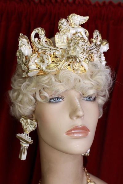 SOLD! 9581 Medieval Venezia Lion 3D Effect Headband Crown
