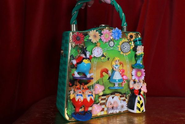 SOLD! 9604 Alice In Wonderland Embellished Handbag