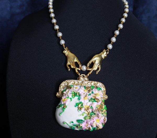 SOLD! 9849 Just The Necklace Marie Antoinette Purse Necklace