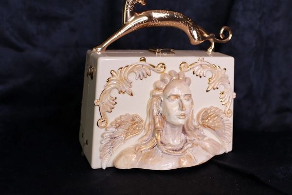 SOLD! 10039 Baroque Boutique Namaste Embellished Handbag