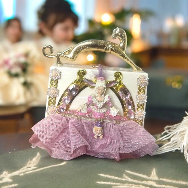 SOLD! 10278 Victorian Boutique Nutcracker Doll Embellished Handbag