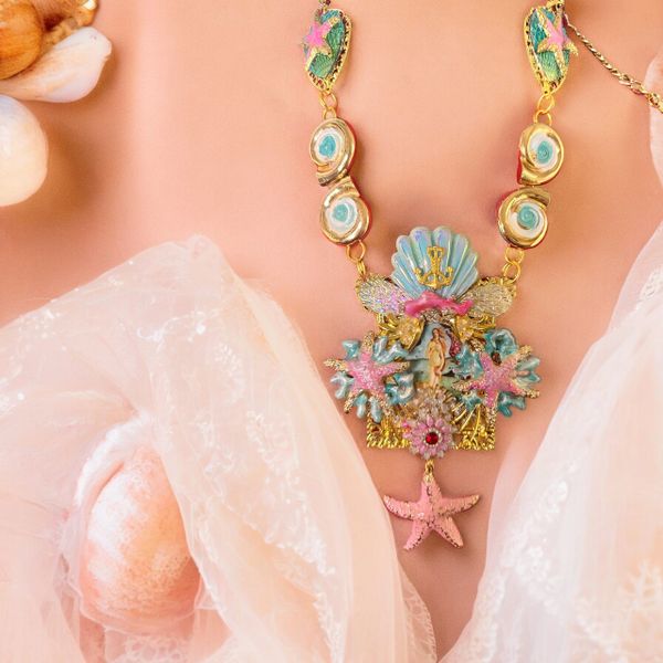 SOLD! 10307 Just The Necklace Birth Of Venus Large Necklace