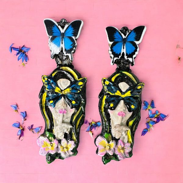 10357 Lady Butterfly Studs Earrings