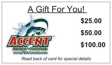 Accent Fishing Gift Card - $50.00
