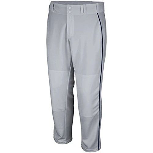 Majestic - Pro Style Cool Base Baseball Pants Color: Grey/Navy, Size ...