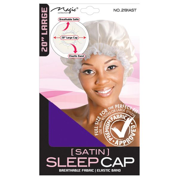 MAGIC COLLECTION Satin Sleep Cap [Large]