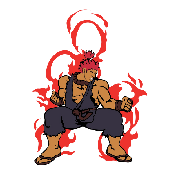 Akuma Street Fighter 4 Decal