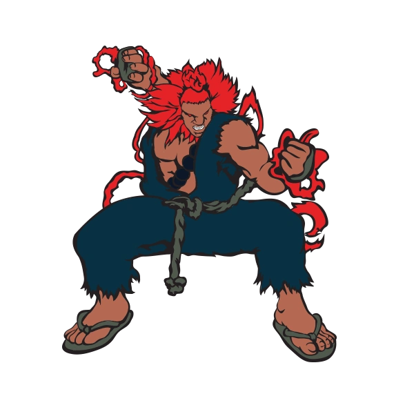 Akuma Street Fighter 4 Sticker