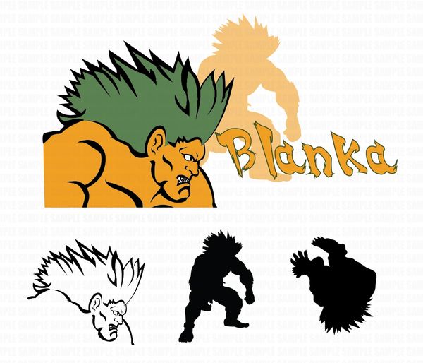 Blanka - Korean Street Fighter 2 Manga - Blanka - Sticker