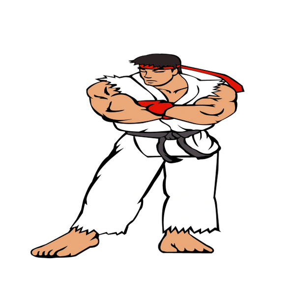 Street Fighter 3.3 - Ryu Sticker by Den23