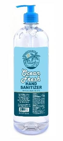 16.9oz Bahama Bo's    Ocean Fresh Hand Sanitizer Household Size Pump