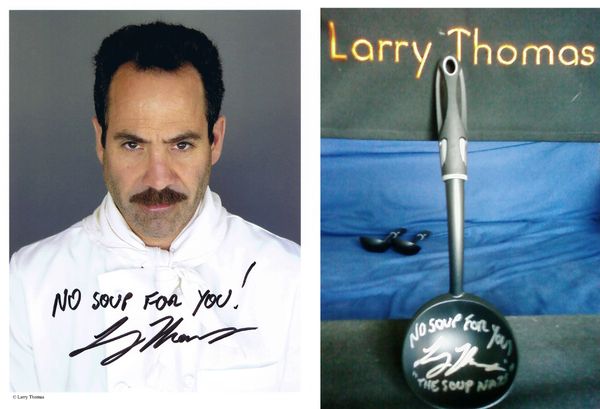 Larry Thomas Seinfeld Soup Nazi Autographed Photo