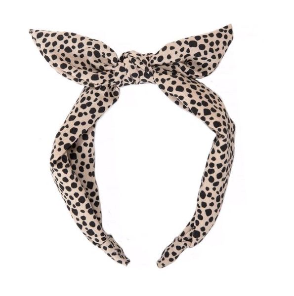 Lily Leopard Tie Headband - ROCKAHULA KIDS